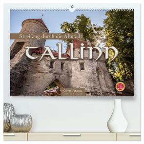 Tallinn – Streifzug durch die Altstadt (hochwertiger Premium Wandkalender 2024 DIN A2 quer), Kunstdruck in Hochglanz von Pinkoss,  Oliver