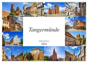 Tangermünde Impressionen (Wandkalender 2024 DIN A2 quer), CALVENDO Monatskalender von Meutzner,  Dirk