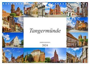 Tangermünde Impressionen (Wandkalender 2024 DIN A4 quer), CALVENDO Monatskalender von Meutzner,  Dirk