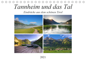 Tannheim und das Tal (Tischkalender 2021 DIN A5 quer) von Gierok,  Steffen