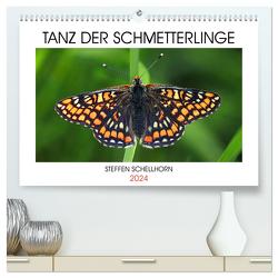 TANZ DER SCHMETTERLINGE (hochwertiger Premium Wandkalender 2024 DIN A2 quer), Kunstdruck in Hochglanz von Schellhorn,  Steffen