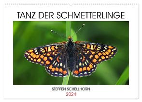 TANZ DER SCHMETTERLINGE (Wandkalender 2024 DIN A2 quer), CALVENDO Monatskalender von Schellhorn,  Steffen