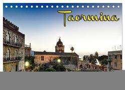 Taormina zur blauen Stunde (Tischkalender 2024 DIN A5 quer), CALVENDO Monatskalender von Schneider,  Jens