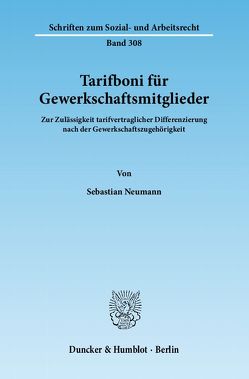 Tarifboni für Gewerkschaftsmitglieder. von Neumann,  Sebastian