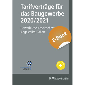 Tarifverträge für das Baugewerbe 2020/2021 – E-Book (PDF) von Jöris,  Heribert