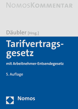 Tarifvertragsgesetz von Däubler,  Wolfgang