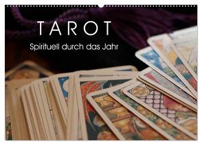 Tarot. Spirituell durch das Jahr (Wandkalender 2024 DIN A2 quer), CALVENDO Monatskalender von Stanzer,  Elisabeth