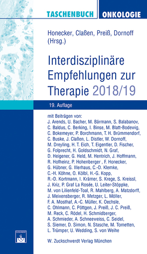 Taschenbuch Onkologie von Classen,  J., Dornoff,  W., Honecker,  F., Honecker,  Friedemann, Preiß,  J.