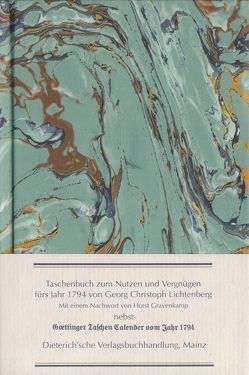 Taschenbuch zum Nutzen und Vergnügen fürs Jahr 1794 von Chodowiecki,  D, Gravenkamp,  Horst, Lichtenberg,  Georg Ch