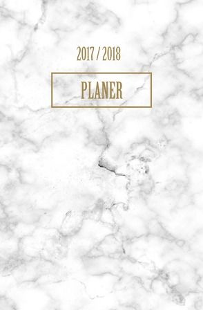 Taschenkalender 2017 2018 – Der Taschenplaner und Wochenkalender für das gesamte Jahr (Kalender 2017 2018, Marble Style) von Stuyding,  Creative