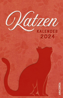 Taschenkalender Katzen 2024 von Anaconda Verlag