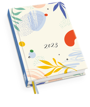 Taschenkalender »Kunterbunt« 2023 – Terminplaner mit Wochenkalendarium – Format 11,3 x 16,3 cm