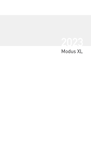 Taschenkalender Modus XL geheftet Einlage 2023 von Korsch Verlag