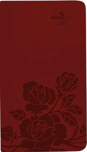 Taschenkalender Nature Line Flower 2024 – Taschen-Kalender 9×15,6 cm – 1 Woche 2 Seiten – 128 Seiten – Umwelt-Kalender – mit Hardcover – Alpha Edition