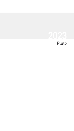 Taschenkalender Pluto geheftet Einlage 2023 von Korsch Verlag