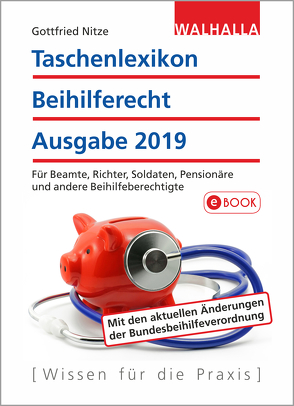 Taschenlexikon Beihilferecht Ausgabe 2019 von Nitze,  Gottfried