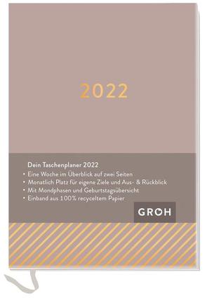 Taschenplaner 2022 (Streifen) von Groh Verlag