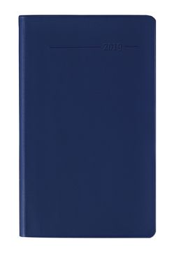 Taschenplaner, Leporello, PVC blau 2019 von ALPHA EDITION