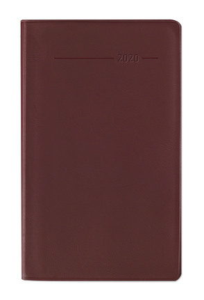 Taschenplaner Leporello PVC rot 2020 – Bürokalender – Taschenplaner (9,5 x 16) – separates Adressheft – Terminplaner – Notizheft von ALPHA EDITION