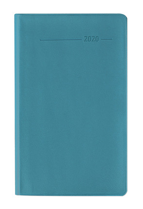Taschenplaner PVC türkis 2020 – Bürokalender – Taschenplaner (9,5 x 16) – 32 Seiten – separates Adressheft – Terminplaner – Notizheft von ALPHA EDITION