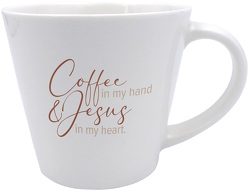 Tasse „Coffee and Jesus“
