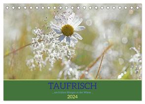 Taufrisch … am frühen Morgen in der Wiese (Tischkalender 2024 DIN A5 quer), CALVENDO Monatskalender von GUGIGEI,  GUGIGEI