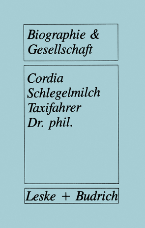 Taxifahrer Dr. phil. von Schlegelmilch,  Cordia