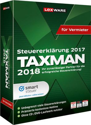 TAXMAN 2018 für Vermieter