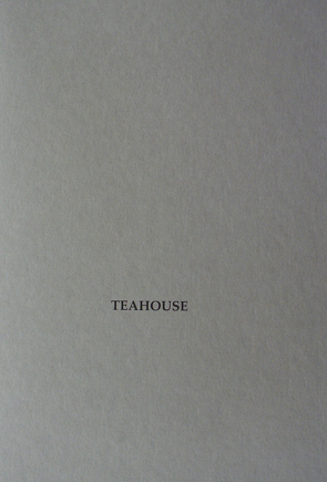 Teahouse von Hans Jörg,  Bachmann