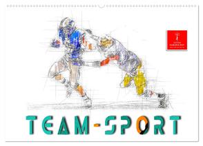 Team-Sport (Wandkalender 2024 DIN A2 quer), CALVENDO Monatskalender von Roder,  Peter