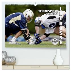 Teamsport Lacrosse – Face-off (hochwertiger Premium Wandkalender 2024 DIN A2 quer), Kunstdruck in Hochglanz von Bleicher,  Renate