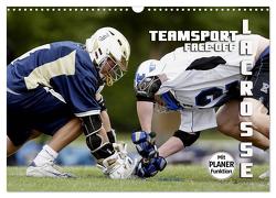 Teamsport Lacrosse – Face-off (Wandkalender 2024 DIN A3 quer), CALVENDO Monatskalender von Bleicher,  Renate