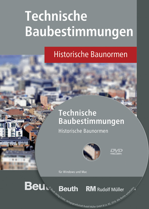 Technische Baubestimmungen – Historische Baunormen – DVD von Beuth, Verlagsgesellschaft Rudolf Müller
