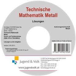 Technische Mathematik Metall – Grund- und Fachkenntnisse von Autorengemeinschaft Metall