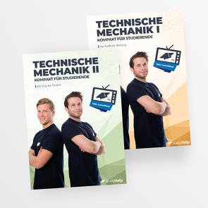 Technische Mechanik 1 & 2 Lernhefte Set von Oberkönig,  Carlo, Weiner,  Daniel, Wittke,  Marius