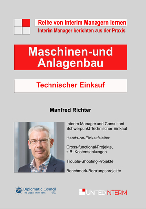 Technischer Einkauf im Maschinen- und Anlagenbau von Richter,  Manfred