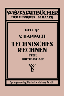 Technisches Rechnen von Happach,  Vollrat