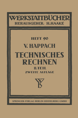 Technisches Rechnen von Happach,  Vollrat