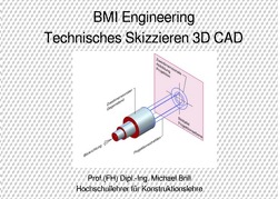 Technisches Skizzieren 3D CAD von Brill,  Prof. (FH) Dipl.-Ing. Michael