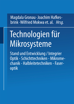 Technologien für Mikrosysteme von Hafkesbrink,  Joachim