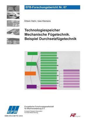 Technologiespeicher Mechanische Fügetechnik. Beispiel Durchsetzfügetechnik von Hahn,  Ortwin, Klemens,  Uwe