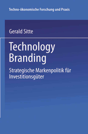 Technology Branding von Sitte,  Gerald