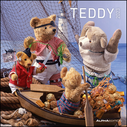 Teddy 2023 – Broschürenkalender 30×30 cm (30×60 geöffnet) – Kalender mit Platz für Notizen – Bildkalender – Wandkalender – mit herausnehmbarem Poster
