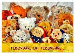 TEDDYBÄR, OH TEDDYBÄR… (Wandkalender 2024 DIN A2 quer), CALVENDO Monatskalender von Chrystal,  Jennifer