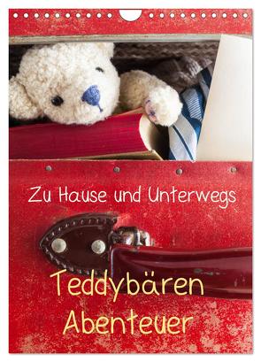 Teddybären Abenteuer – Zu Hause und Unterwegs (Wandkalender 2024 DIN A4 hoch), CALVENDO Monatskalender von 75tiks,  75tiks