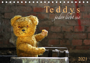 Teddys…jeder liebt sie (Tischkalender 2021 DIN A5 quer) von SchnelleWelten