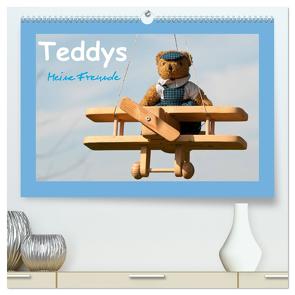 Teddys Meine Freunde (hochwertiger Premium Wandkalender 2024 DIN A2 quer), Kunstdruck in Hochglanz von Bölts,  Meike