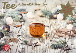 Tee-Adventskalender 2021 – Teekalender – Adventskalender – Teesorten – Genusskalender – 55,5 x 39 x 2 cm