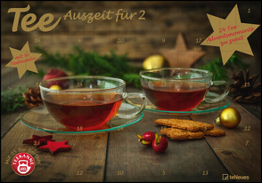 Tee-Adventskalender für Zwei 2022 – Teekalender – Adventskalender – Teesorten – Genusskalender – Advent-für-Zwei – 55,5 x 39 x 2 cm
