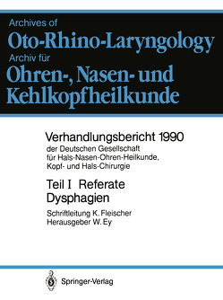 Teil I: Referate von Ey,  Werner, Fleischer,  Konrad